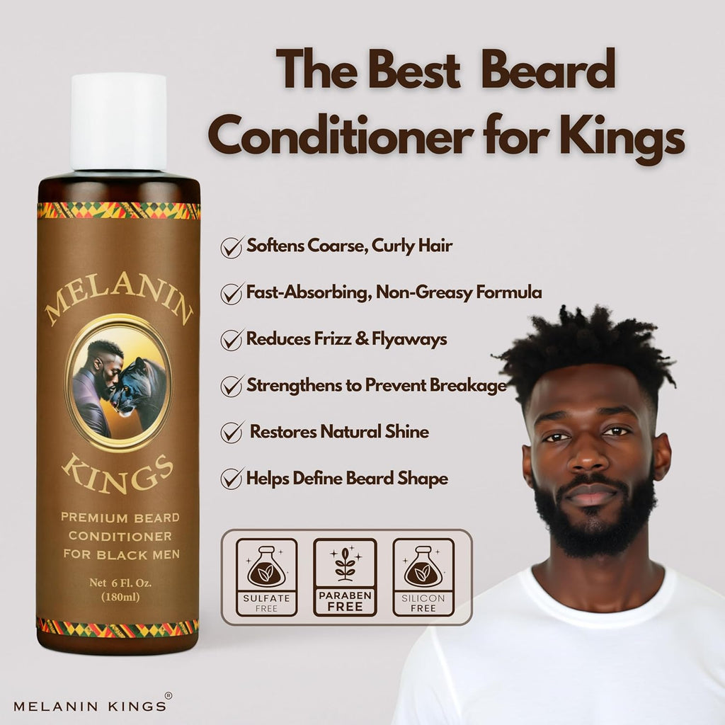 Melanin Kings Beard Wash & Conditioner