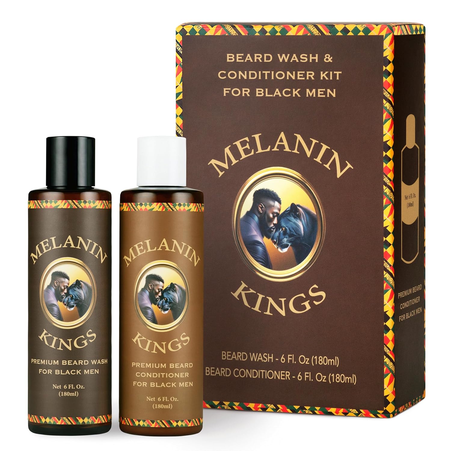 Melanin Kings Beard Wash & Conditioner